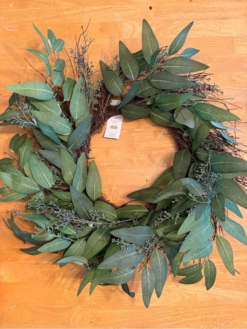 Eucalyptus Plant Wreath new with tags